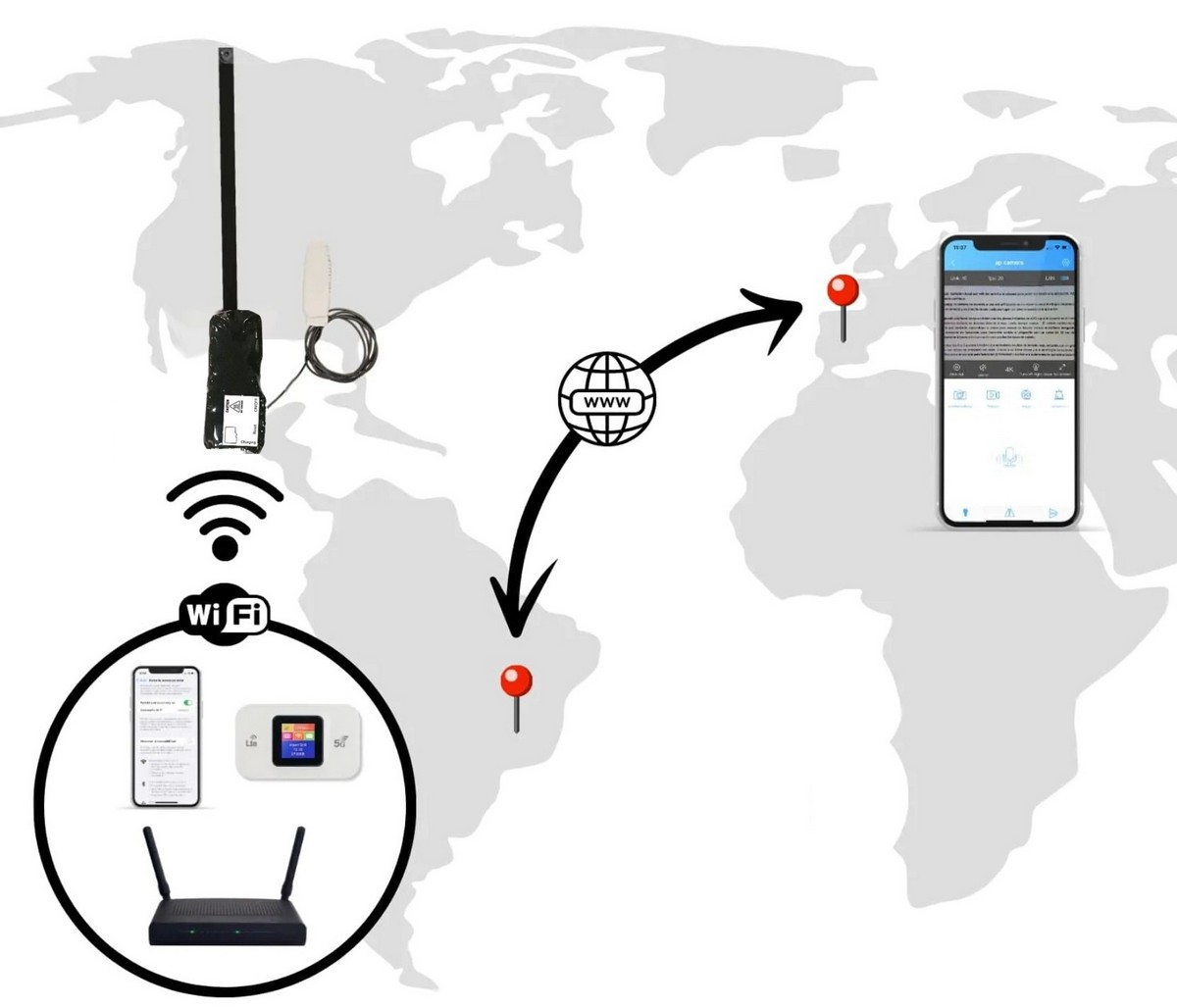 wifi kamera um den text der prüfung anzusehen studentenkamera