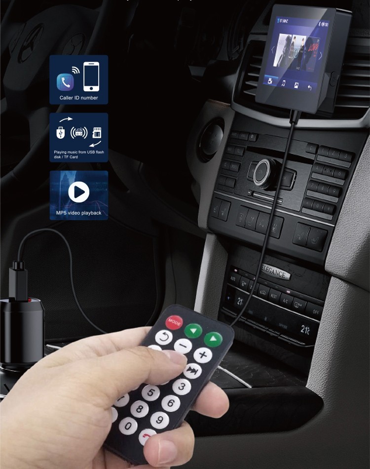Multifunktionaler Auto-MP5-Player 4,3-Display Bluetooth V5.0  Video/Audio/Foto + FM-Transmitter und Freisprecheinrichtung
